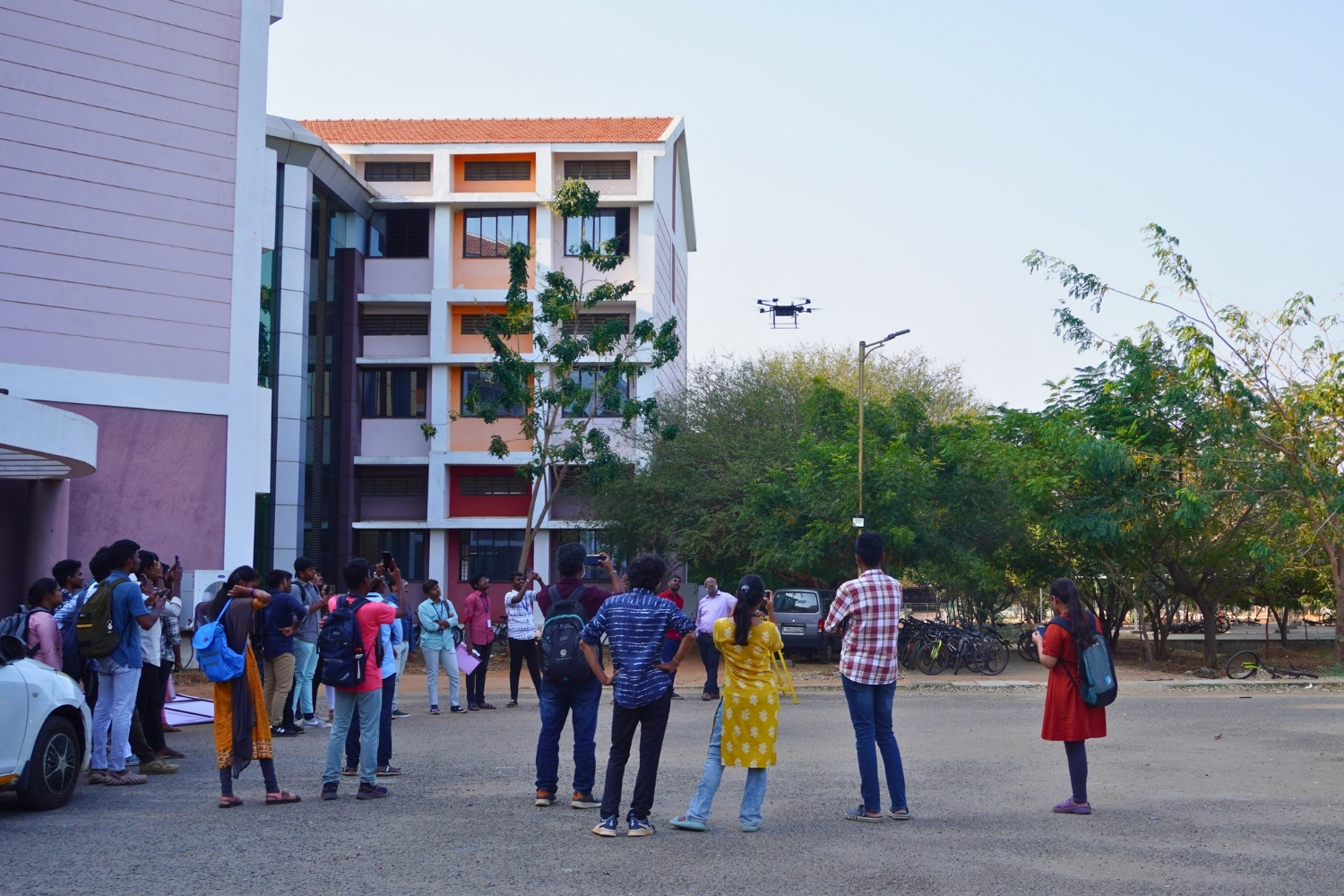 NIT Trichy workshop- drone flying